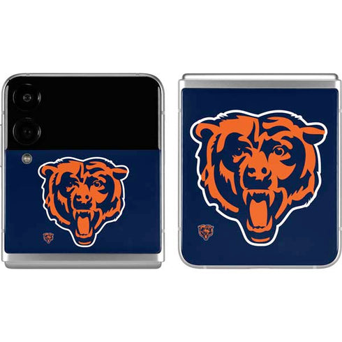 NFL Chicago Bears Large Logo Galaxy Z Flip4 5G Skin